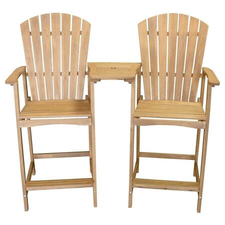 KD MOBILIARIO Tete-A-Tete Adirondack Set KD3095694